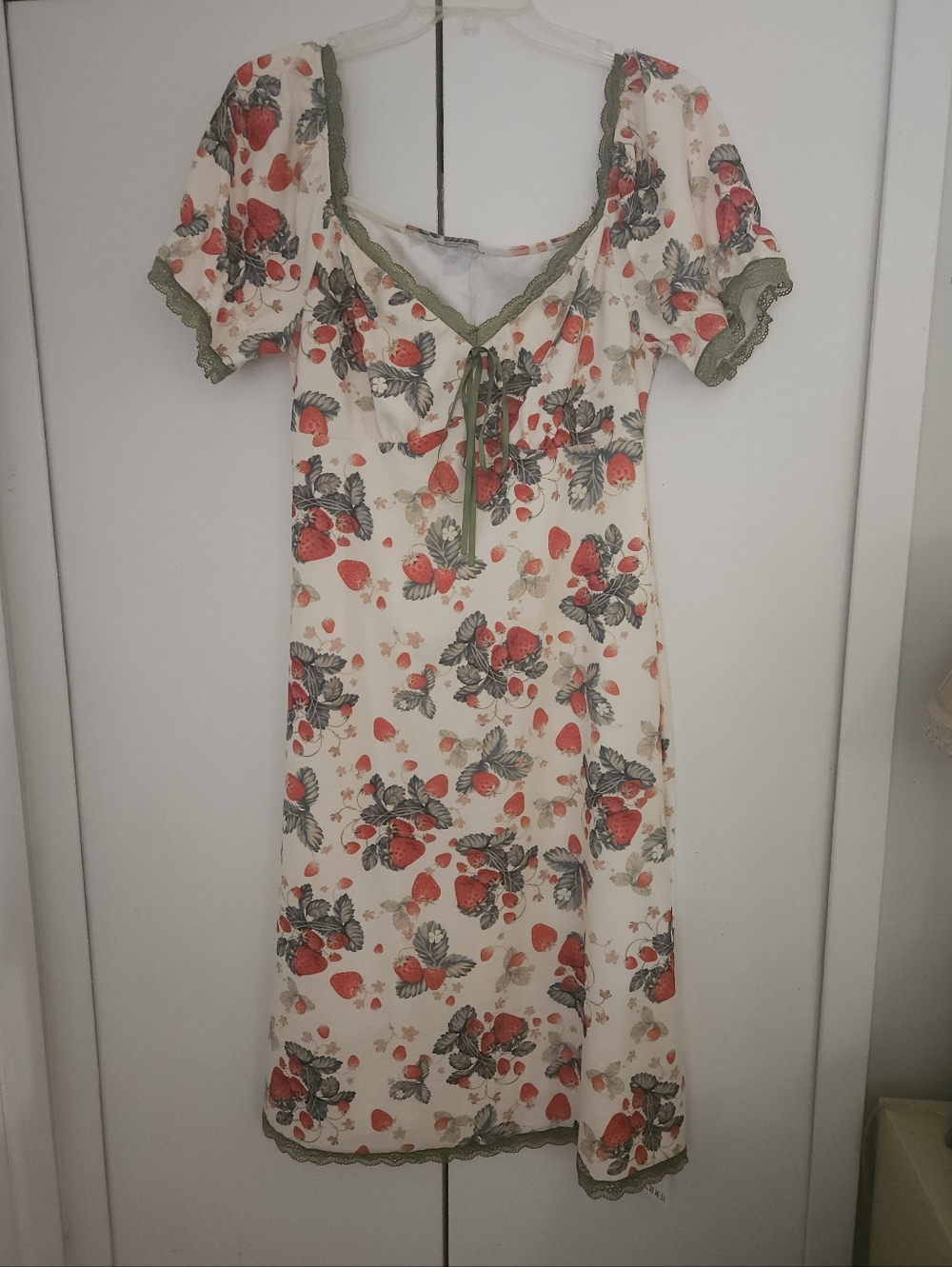NWT!!! Cider Brand Strawberry Print Dress, Sz XL